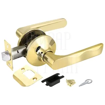 Дверная ручка-защелка Fuaro (Фуаро) DK624 (без фик.) золото