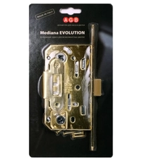 Купить Защелка тихая AGB Mediana Evolution под завертку с отв. плакой + крепеж (BOX) по цене 1`383 руб. в Москве
