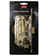 Купить Защелка тихая AGB Mediana Evolution под завертку с отв. пл. крепеж (BOX) по цене 1`144 руб. в Москве