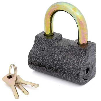 Замок навесной Фабрика замков 803F-90 никель