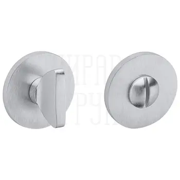 Фиксатор санузловый на тонкой круглой розетке Tupai 4041 R 5S матовый хром