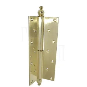 Петля дверная P300 мм (правая) для тяжелых дверей полированная латунь