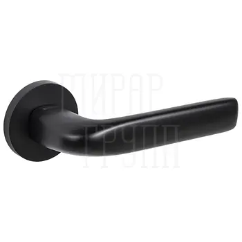 Дверные ручки-защелки на раздельном основании Fuaro (Фуаро) 'PRIDE' SLR (R.SLR52.PRIDE) черный