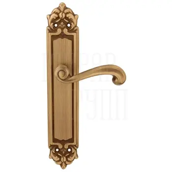 Дверная ручка на планке Melodia 131/229 'Riccio' матовая бронза