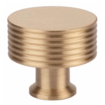 Мебельная ручка-кноб CORONA mod. '0041' Ø31 x 28 mm латунь матовая