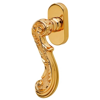 Оконная ручка Mestre OV 0716 золото 24к