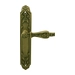 Дверная ручка на планке Melodia 465/Siracusa, старинная латунь