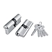 Цилиндровый механизм Fuaro (Фуаро) (200 ZA/80) 2000ZAKey80 mm (30+10+40), хром