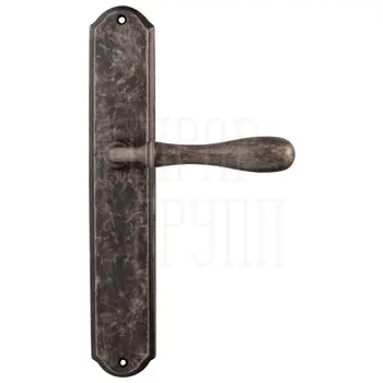 Дверная ручка на планке Melodia 294/131 'Beta' античное серебро