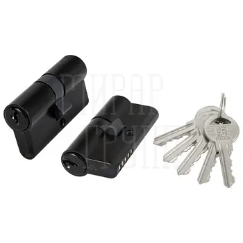 Цилиндровый механизм Fuaro (Фуаро) (100 ZA/70) 1000ZAKey 70 mm (30+10+30) ключ-ключ черный