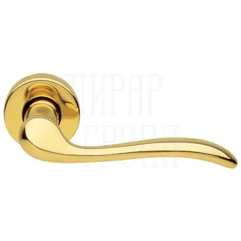 Дверные ручки на розетке Morelli Luxury 'Toscana' золото
