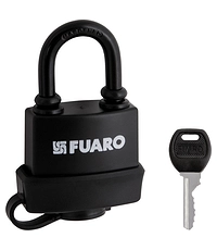 Купить Замок навесной Fuaro (Фуаро) PL-3650 Black (50 мм) 3 англ.кл. по цене 434 руб. в Москве