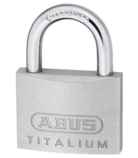 Купить Навесной замок ABUS 726TI/50 B/PLCZHRUS (54TI) TITALIUM (дужка Ø7 мм) по цене 2`200 руб. в Москве