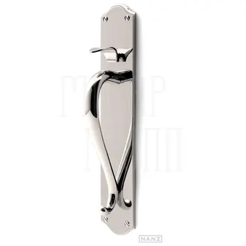 Дверная ручка на планке Nanz 6707 никель