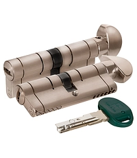 Купить Цилиндровый механизм Mottura (Моттура) с вертушкой C31F364601RC5 (82 мм/31+10+41) МАТ.НИКЕЛЬ (верт. 99.506) по цене 13`147 руб. в Москве