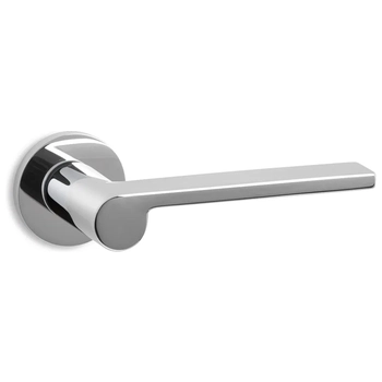 Дверная ручка на розетке Salice Paolo 'Lev' 6290 полированный хром