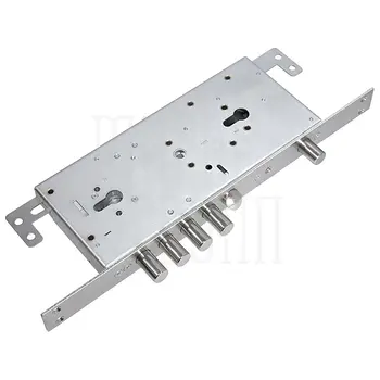 Замок Guardian (Гардиан) врезной двухсистемный ЗВ 75.16 Т с тягами (без защиты с торцевой планкой) /128:7293/ никель