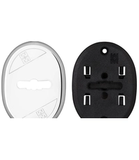 Накладка Mottura (Моттура) на сувальдный замок овальная со шторкой 95.324 (ХРОМ) 1 шт