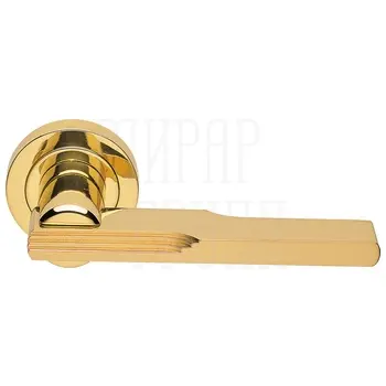 Дверные ручки на розетке Morelli Luxury 'Veronika' золото