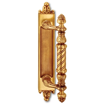 Дверная ручка-скоба SALICE PAOLO 'Manila' 4325 (256/143 mm) французское золото