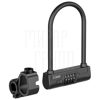 Велосипедный замок U-типа BASI ZR 317 черный