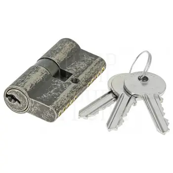 Личинка Extreza AS-60 ключ-ключ 25x10x25 (30/30) античное серебро