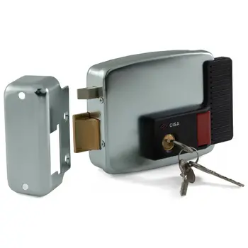 Замок электромеханический, накладной Cisa 1.11931.60.4 никель