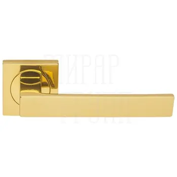 Дверные ручки на розетке Morelli Luxury 'Waterfall' золото