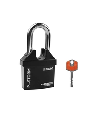 Замок Fuaro (Фуаро) навесной PL-STORM-3660 LS 4 key (дисковый ключ) с удлиненной дужкой