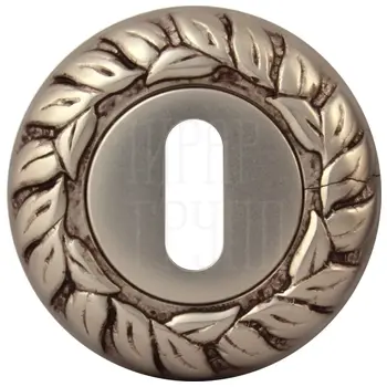 Накладка Class под ключ (KEY) 60 mm старинное серебро матовое + коричневый