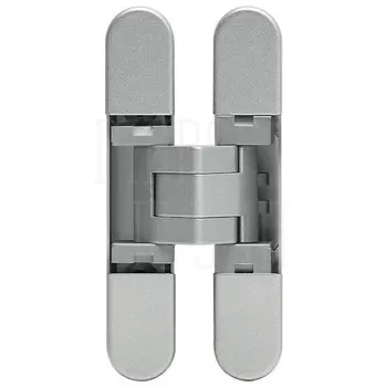 Дверная петля скрытой установки Ceam с 3D регулировкой 929 76x14 (12-20 кг) матовое серебро