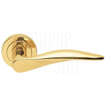 Дверные ручки на розетке Morelli Luxury 'Dali' золото