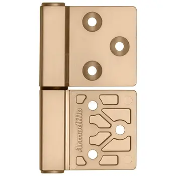 Петля Armadillo (Армадилло) универсальная флажковая FL.IN3800.US флорентийское золото