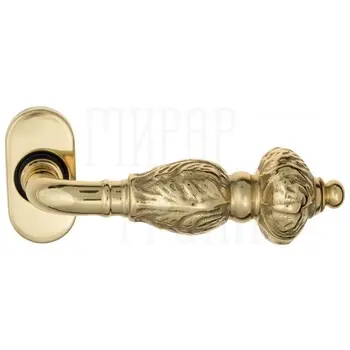 Дверная ручка для профильных дверей Venezia 'LUCRECIA' EP полированная латунь