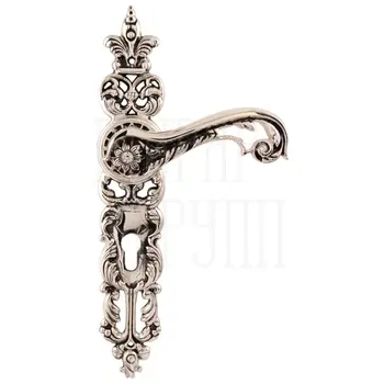 Дверная ручка на планке Class 'Jade' 1110 Svarovski серебро 925