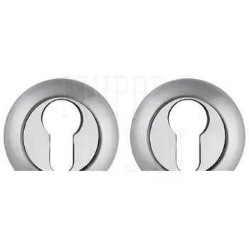 Накладка Fuaro (Фуаро) под цилиндр ET RM матовый хром/хром