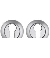 Накладка Fuaro (Фуаро) под цилиндр ET RM матовый хром/хром