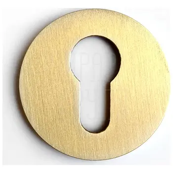 Накладка на цилиндр круглая Ghobestir A858-G матовое золото