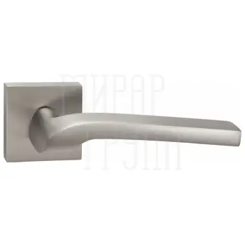 Дверные ручки Puerto (Пуэрто) INAL 535-03 на квадратной розетке матовый никель