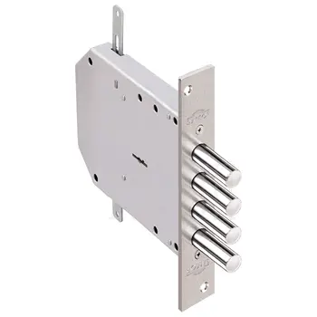 Замок Elbor (Эльбор) врезной сувальдный Базальт 1.05.03 с тягами /00398/ схема