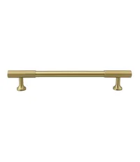 Мебельная ручка 0077 160 200x12x33mm SB матовая латунь