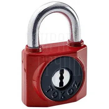 Замок навесной Tokoz (Чехия) 820/40 красный