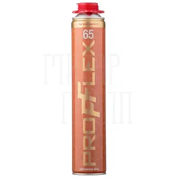 Пена монтажная PROFFLEX PRO GOLD 65л зимняя никель