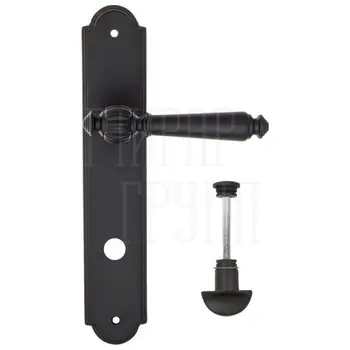 Дверная ручка Fratelli Cattini 'MARANI' на планке PL257 матовый черный (wc-2)