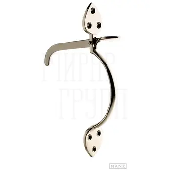 Дверная ручка на планке Nanz 6157 никель