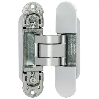 E30200.92.* AGB (АГБ) петля скрытая ECLIPSE 2.1 (4 накладки в комплекте), 60 кг матовый хром