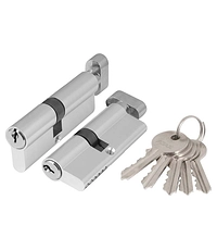 Купить Цилиндровый механизм Ajax (Аякс) (AZ102/70) AZ1002Knob 70 (30+10+30) CP по цене 270 руб. в Москве