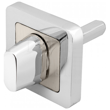 Ручка Punto (Пунто) поворотная BKW8 QR без отв. части М4х25 - 2 шт. Квадрат 8х50 мм матовый никель