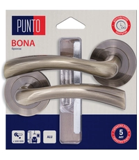 Купить Дверная ручка Punto (Пунто) на круглой розетке "BONA" HD по цене 637 руб. в Москве