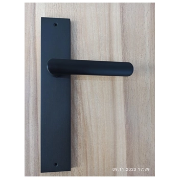 Дверная ручка на пластине Forme 212/P06 'Solis' черный + графит